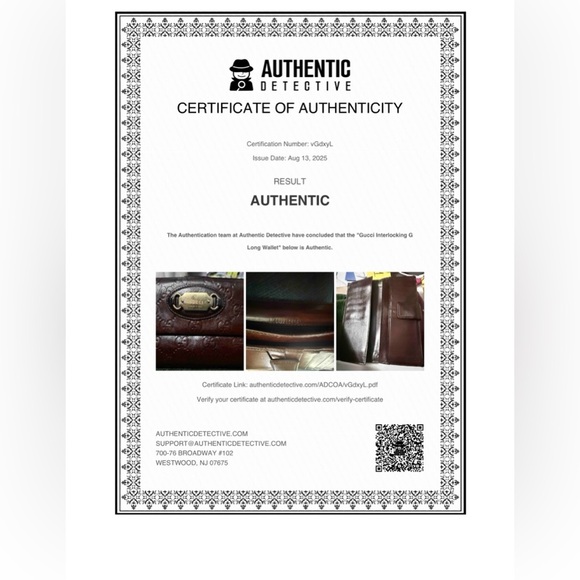 Gucci Brown Leather Wallet - Picture 2 of 10